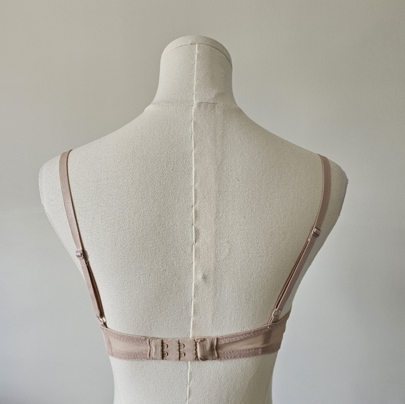 La Vie En Rose 34C Elegant Lace Push-Up Bra - Tan - Picture 2 of 3